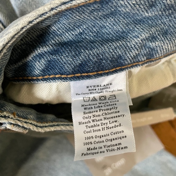 NWT Everlane Curvy ‘90s Cheeky Straight Jean 28 crop - Picture 13 of 13